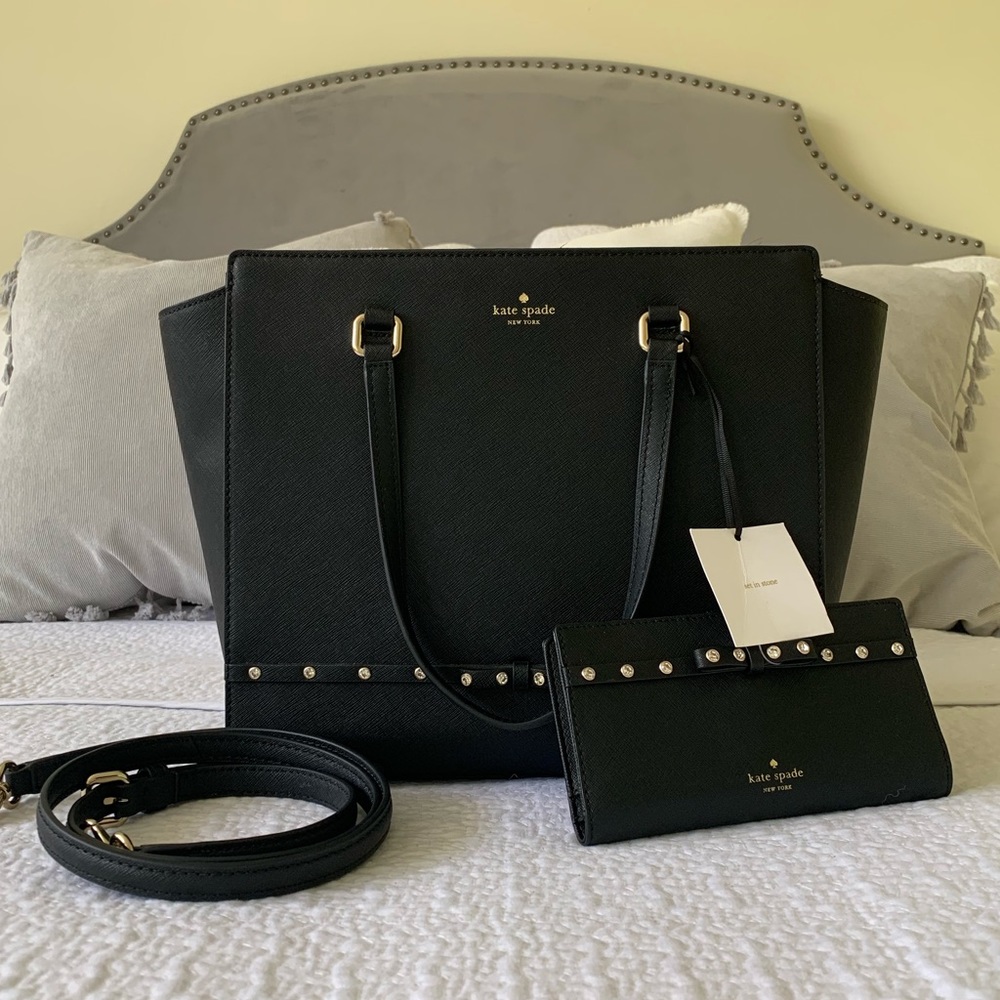 Kate Spade Bundle Laurel Way Jeweled Large